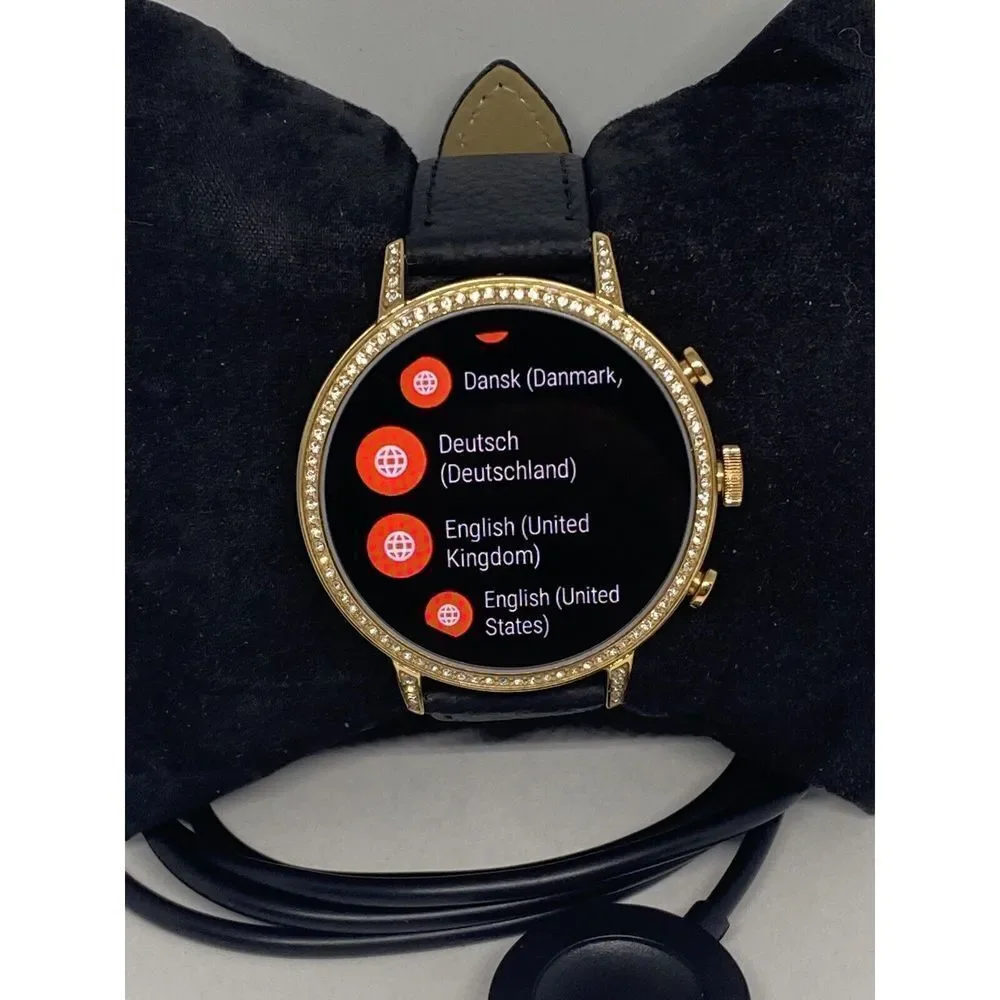 Fossil Gen 4 Authentic Digital Dial Smart Watch Custom Band FTW6011 AB427